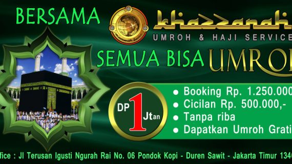 Promo Umrah Hemat Khazzanah Tour Travel Tangerang Hub